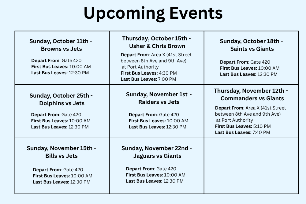 351 Upcoming Events - Oct 2026
