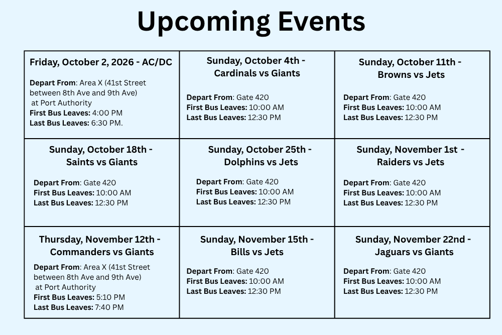 351 Upcoming Events - Oct 2026