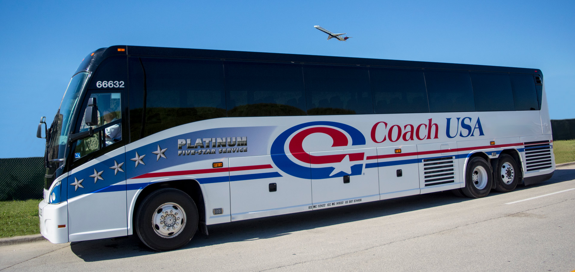 Van Galder's Spacious Charter Bus