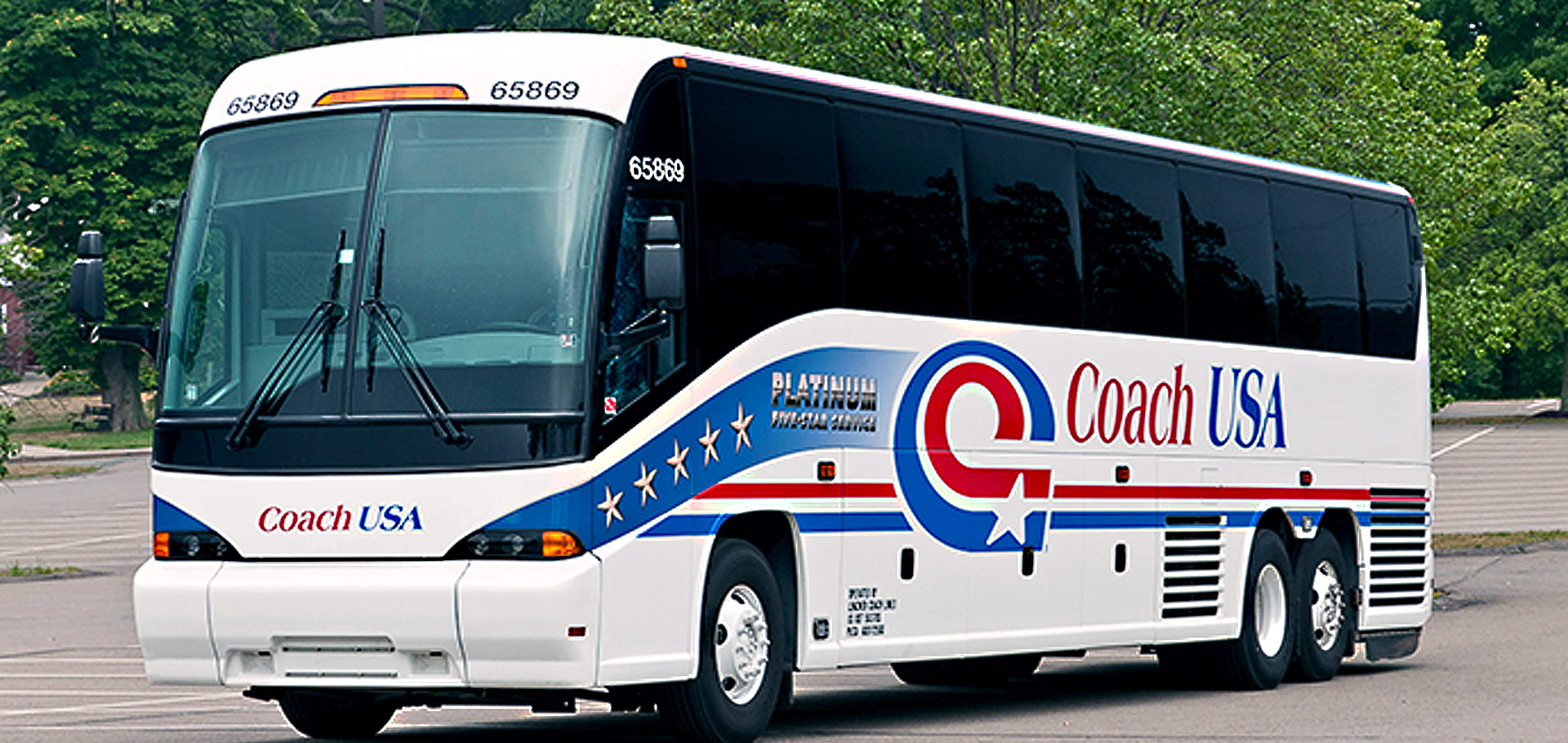 Modern business travel with Coach USA corporate charter buses