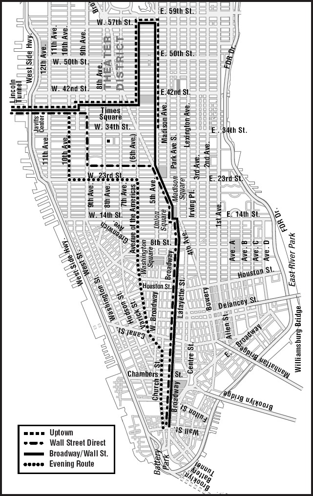 NYC Route Map