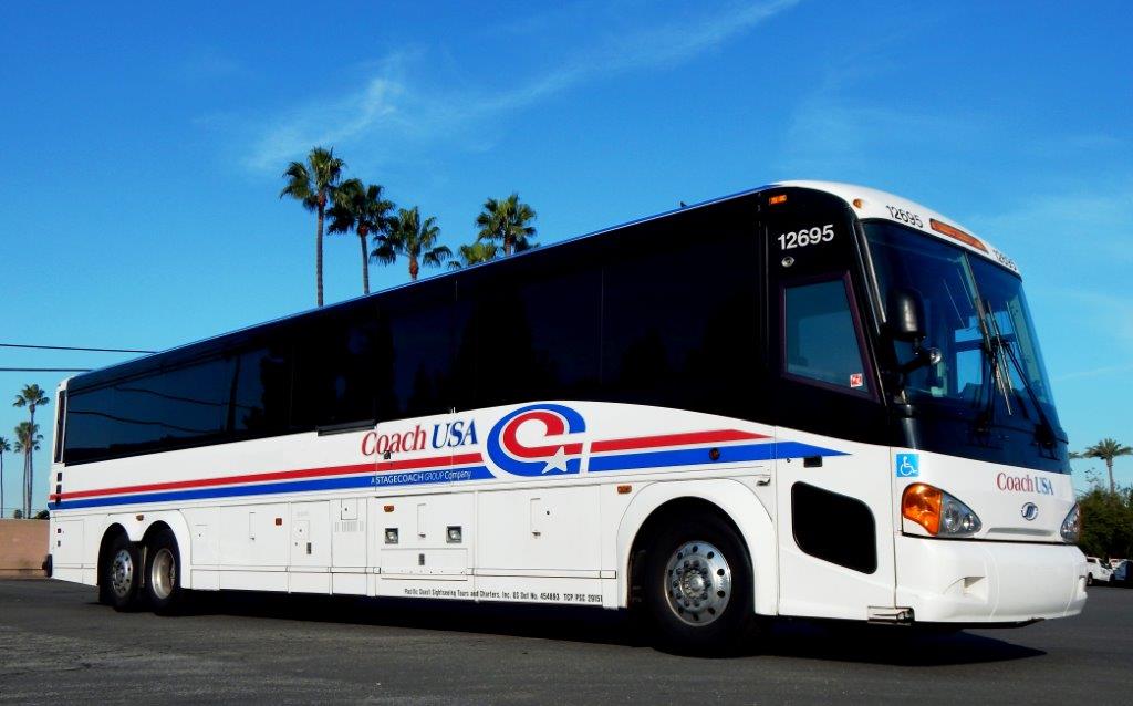 Coach USA charter bus rentals