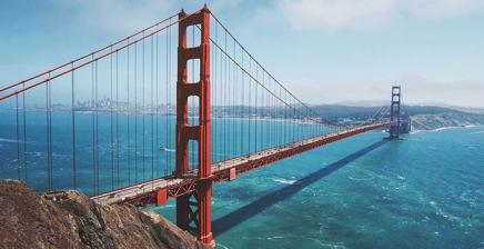 Golden Gate Bridge in California